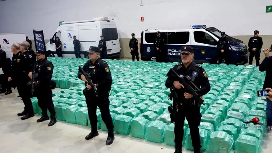 Incautación de 13 toneladas de cocaína en un contenedor en el puerto de Algeciras (Cádiz), la mayor en la historia del narcotráfico en España en noviembre de 2024