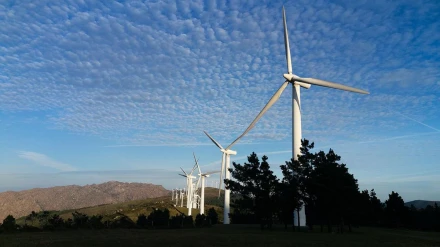 Parque eólico en Galicia