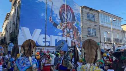 Los cigarrones en Domingo Corredoiro en el Entroido de Verín 2024