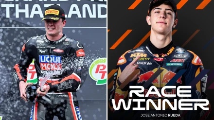 Victorias de los jóvenes españoles en las categorías de Moto2 y Moto3.