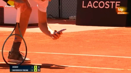 La imagen inaudita de Zverev en el Masters 1000 de Madrid