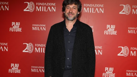 Demetrio Albertini, en un acto del AC Milan.