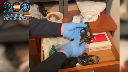 Material incautado a la organización