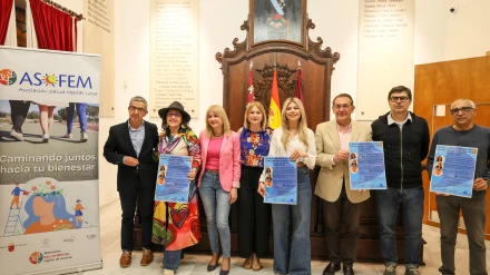 Presentación del evento solidario 'Escritores lorquinos por al salud mental'