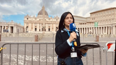 Pilar Cisneros desde el Vaticano