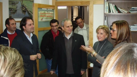 Prevost, cuando era prior general de San Agustín, en su visita a las agustinas de Talavera en 2022