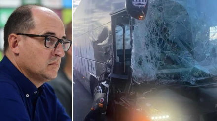 Joaquín Martínez atendió a Tiempo de Juego tras el accidente sufrido por el Cartagena