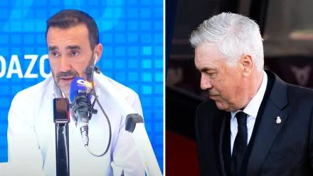 Juanma Castaño y Carlo Ancelotti
