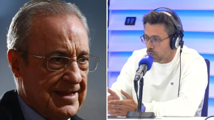 Florentino Pérez y Roberto Morales