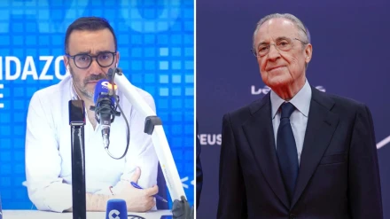 Juanma Castaño y Florentino Pérez