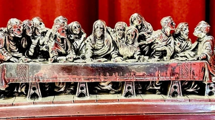 El Premio Espinosa cuadros reproduce el grupo escultórico de la Santa Cena