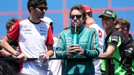 Fernando Alonso, antes del GP de Emilia Romagna