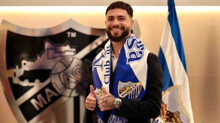 Dani Sánchez, sonriente, el día de su ampliación de contrato.