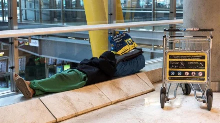 La situación en Barajas con los sintecho