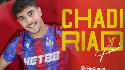 Chadi Riad cuando fichó por el Crystal Palace