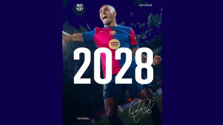 Raphinha, renovado hasta 2028