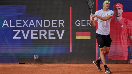 Alexander Zverev, durante el torneo de Hamburgo que se ha jugado esta semana.