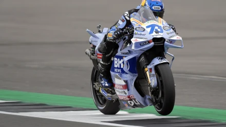 Alex Márquez, durante el GP de Gran Bretaña