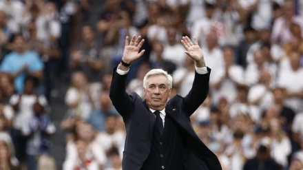 Carlo Ancelotti se despide del Bernabéu