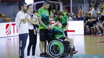 La marcha llegó al Palacio de los deportes