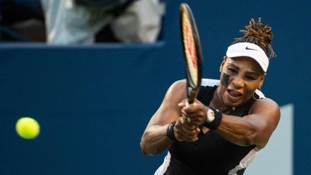 Serena Williams, en un torneo en Canadá, en 2022