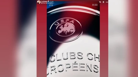 Story con la que Mbappé felicitó al PSG por su primera Champions