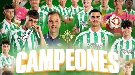 El Betis se llevó la Copa de Campeones juvenil.