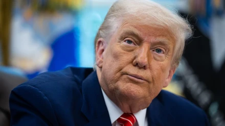 El presidente de Estados Unidos, Donald Trump, durante una conferencia de prensa en la Oficina Oval de la Casa Blanca en Washington.