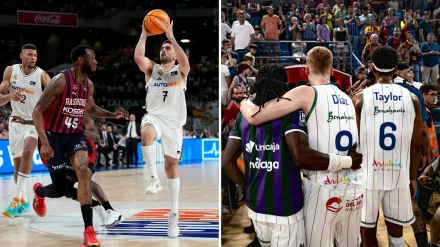 El Real Madrid, en semis; Unicaja asalta el Palau