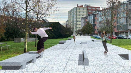 Recreación virtual para el parque Antón Varela en Canido