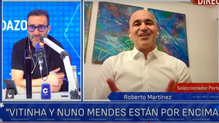 Entrevista de Roberto Martínez, en El Partidazo de COPE