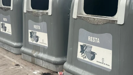 Situación actual de los contenedores de basura en Dénia