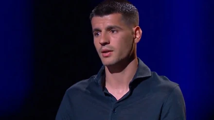Álvaro Morata, en la entrevista de Movistar