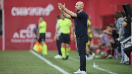 José Alberto, entrenador del Racing de Santander
