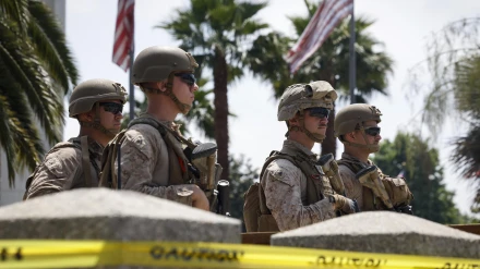 Ejército de Estados Unidos desplegado en Los Ángeles