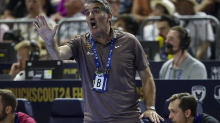 Carlos Ortega, entrenador del Barcelona de balonmano