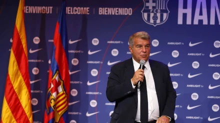 Joan Laporta, presidente del Barcelona