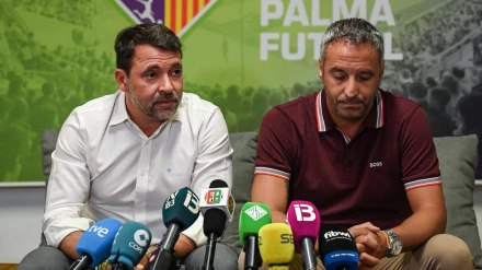 José Tirado junto a Antonio Vadillo ayer