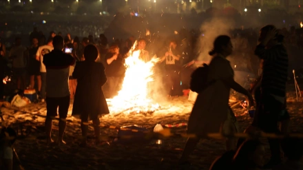 Hogueras de la Noche de San Juan en A Coruña