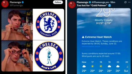 Flamengo se burló del Chelsea en redes sociales tras su victoria.