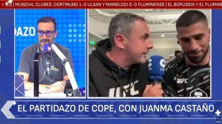 Topuria, en El Partidazo de COPE