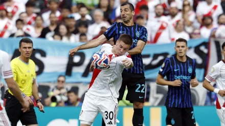 Franco Mastantuono y su River Plate cayeron eliminados del torneo.