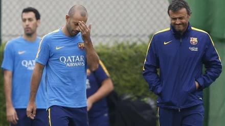 Luis Enrique y Mascherano
