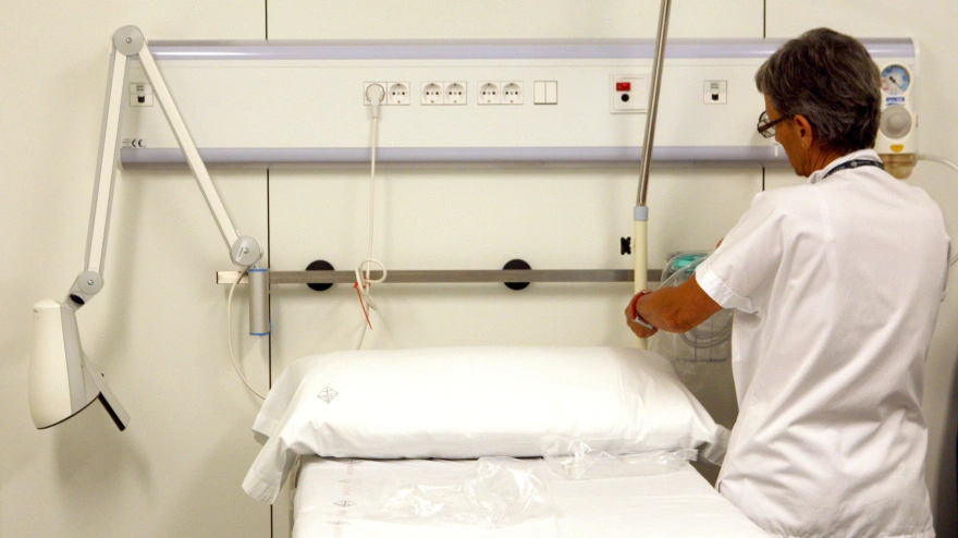 Barcelona, ​​España, el nuevo Hospital UCI Sant Pau