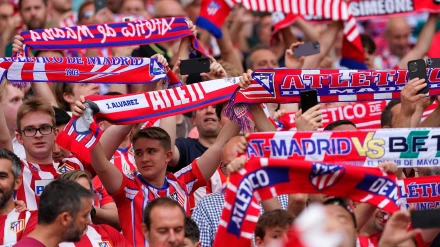 Aficionados del Atlético de Madrid