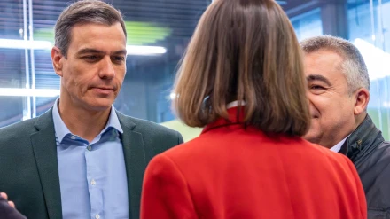 Pedro Sánchez y Santos Cerdán