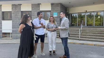 Iván Carpi, a la derecha, junto a Olvido Moratinos, Manu Díez y Mª José España