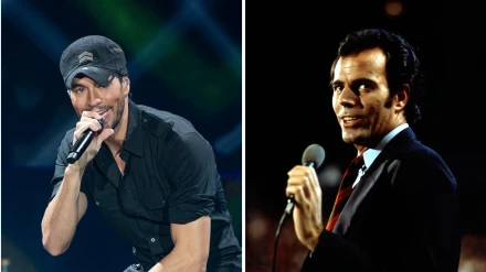 Enrique Iglesias y su padre, Julio Iglesias
