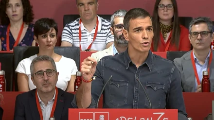 El presidente del Gobierno, Pedro Sánchez, interviene en el Comité Federal del PSOE este sábado