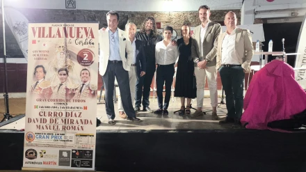 Acto de presentación del cartel de Villanueva de Córdoba